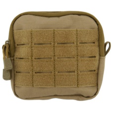 Lancer Tactical Enclosed Laser Cut M4 EMT Utility Pouch - TAN