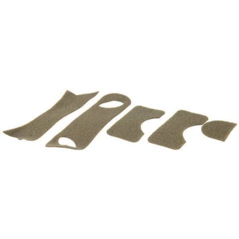 Lancer Tactical Airsoft PJ Helmet Hook-and-Loop Sticker Set - DE