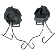Lancer Tactical Airsoft Helmet Headset Rail MSA Adapter - BLACK