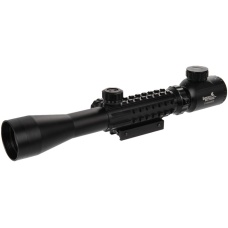 Lancer Tactical Airsoft 3-9x40mm Red/Green Illuminated Scope - BLACK