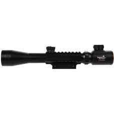 Lancer Tactical Airsoft 3-9x40mm Red/Green Illuminated Scope - BLACK