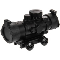 Lancer Tactical Airsoft Mini 3.5x30mm RGB Sight - BLACK