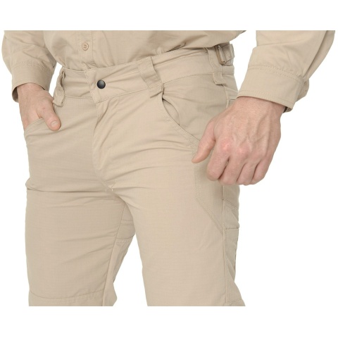 Lancer Tactical Ripstop Outdoor Combat Work Pants - LIGHT KHAKI