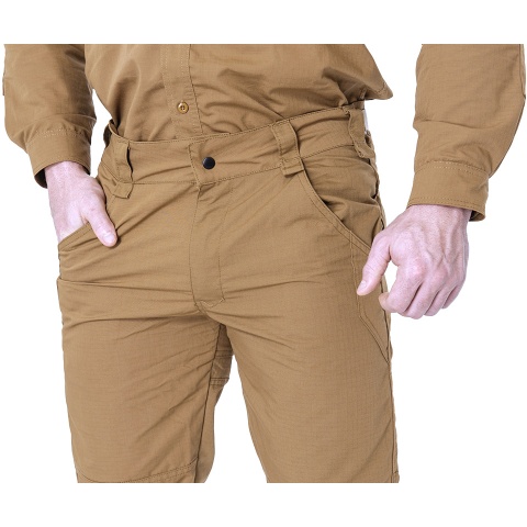 Lancer Tactical Ripstop Outdoor Combat Work Pants - COYOTE BROWN