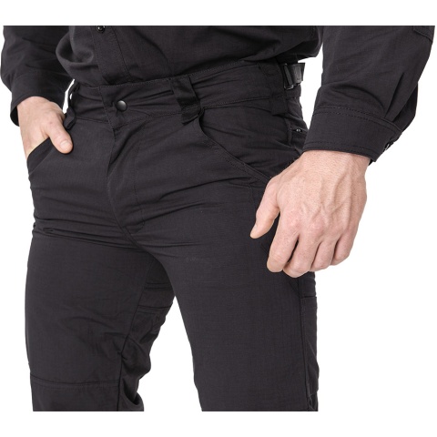 Lancer Tactical Ripstop Outdoor Combat Work Pants - BLACK