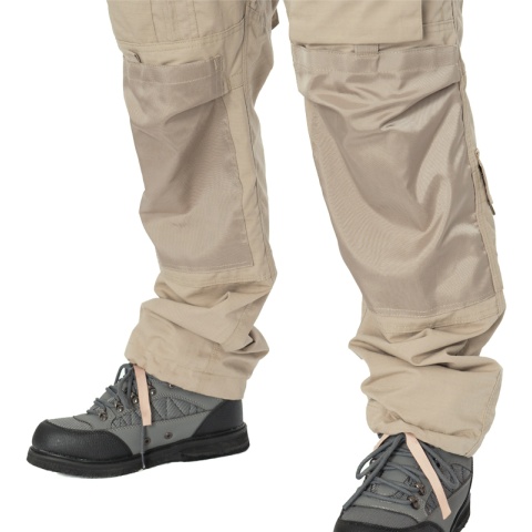Lancer Tactical All-Weather Reinforced Recreational Pants - KHAKI