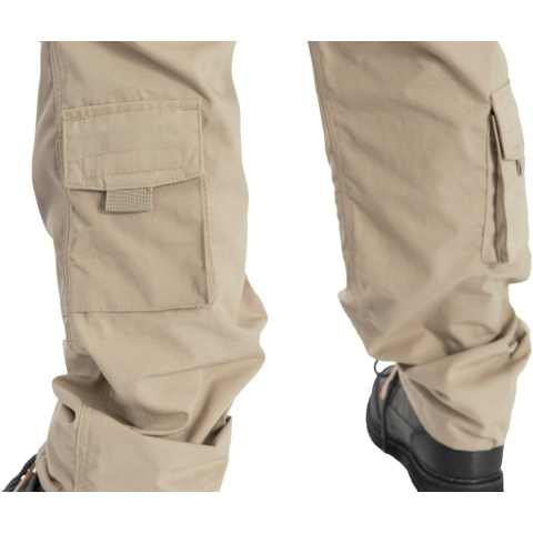 Lancer Tactical All-Weather Reinforced Recreational Pants - KHAKI