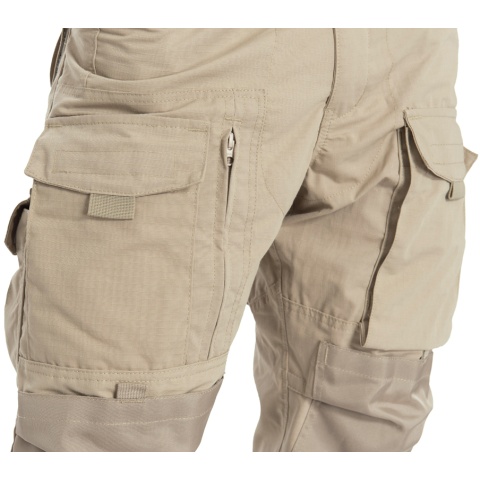 Lancer Tactical All-Weather Reinforced Recreational Pants - KHAKI