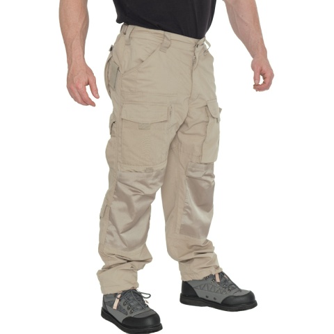 Lancer Tactical All-Weather Reinforced Recreational Pants - KHAKI