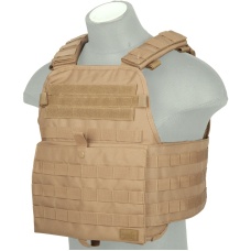 Lancer Tactical 1000D Nylon Airsoft Modular Tactical Vest (Tan)