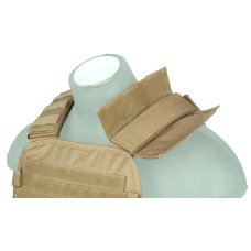 Lancer Tactical 1000D Nylon Airsoft Modular Tactical Vest (Tan)