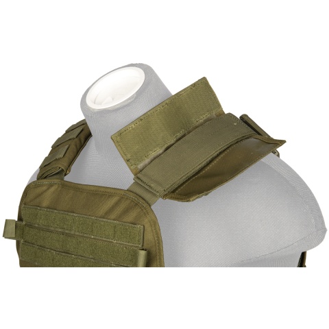 Lancer Tactical 1000D Nylon Airsoft Modular Tactical Vest (Olive Drab)