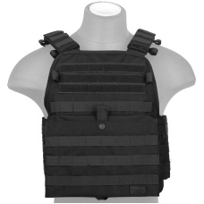Lancer Tactical 1000D Nylon Airsoft Modular Tactical Vest (Black)