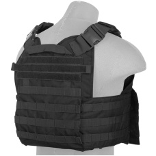 Lancer Tactical 1000D Nylon Airsoft Modular Tactical Vest (Black)