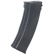Lancer Tactical AK74 HI-Cap 600rd Airsoft AEG Magazine - BLACK