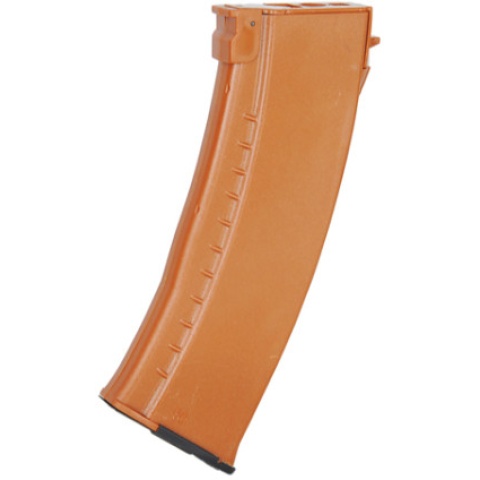 Lancer Tactical 600 Round High Capacity AK Airsoft AEG Magazine (Color: Leather Orange)