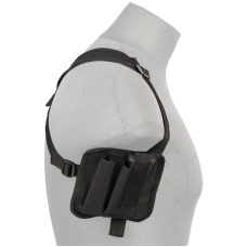 Lancer Tactical Single Airsoft Pistol Shoulder Holster - BLACK