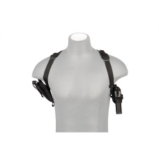 Lancer Tactical Single Airsoft Pistol Shoulder Holster - BLACK