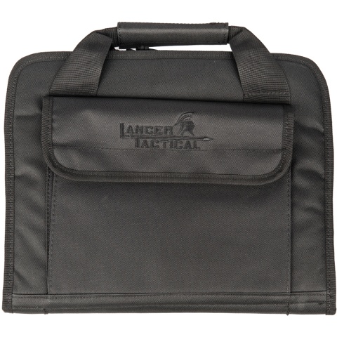 Lancer Tactical Polyester Portfolio Holster Bag - LARGE - BLACK