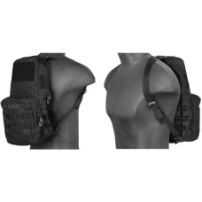Lancer Tactical 600D Nylon Airsoft Molle Hydration Backpack (Color: Black)