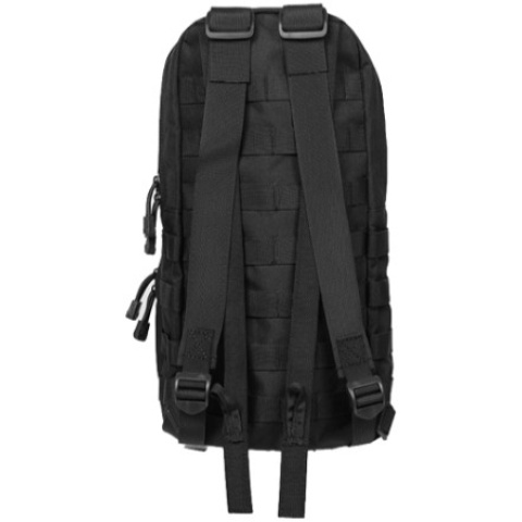 Lancer Tactical 600D Nylon Airsoft Molle Hydration Backpack (Color: Black)
