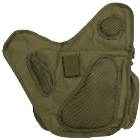 Lancer Tactical Airsoft Messenger Shoulder Bag - OD GREEN