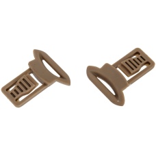 Lancer Tactical 15mm Goggle Swivel Clips - DARK EARTH