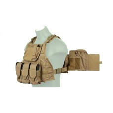 Lancer Tactical Airsoft Assault Tactical Vest (Coyote Brown)