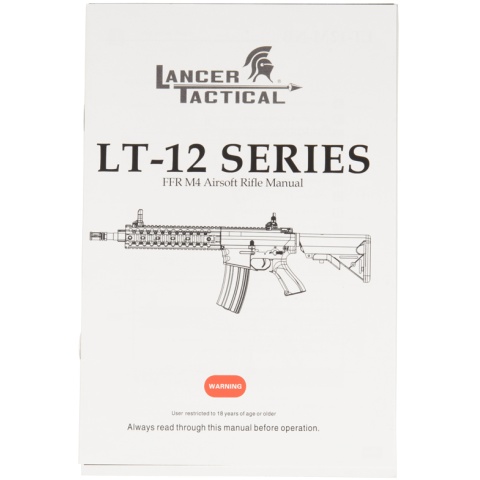 Lancer Tactical Airsoft SR-16 AEG Rifle w/10