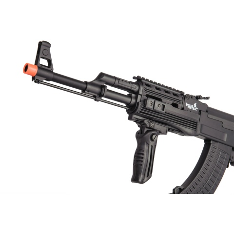Lancer Tactical Airsoft Full Metal AK-47 AEG w/ LE Stock, Battery & Charger (Color: Black)