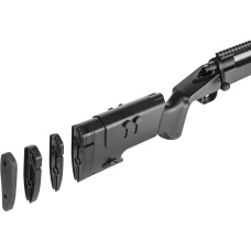 Double Eagle M62 Bolt Action Airsoft Spring Sniper Rifle (Color: Black)