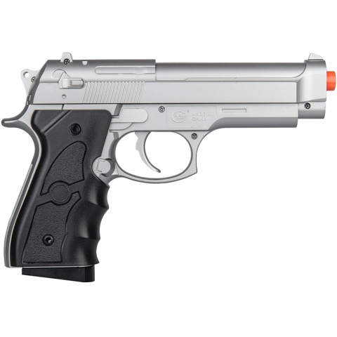 UK Arms G52R Airsoft Spring Powered Pistol - SILVER