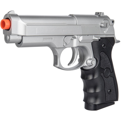 UK Arms G52R Airsoft Spring Powered Pistol - SILVER