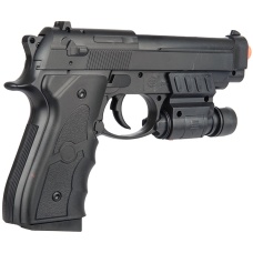 UK Arms G52R Airsoft Spring Powered Pistol w/ Laser - BLACK