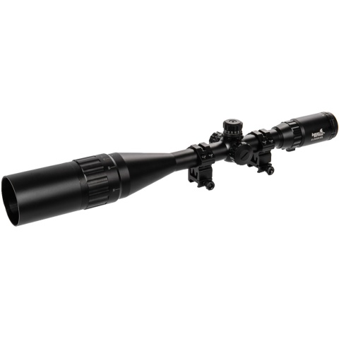 Lancer Tactical Airsoft  6-24X50 AOL Red & Green & Blue Scope w/ Sun Shade