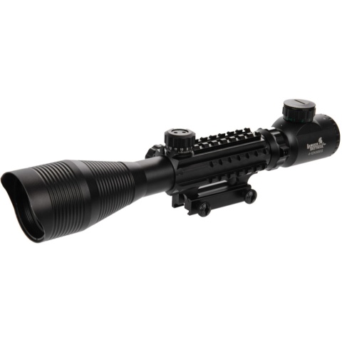 Lancer Tactical 4-12x50 EG Red & Green Scope w/ Picatinny Rail Mount