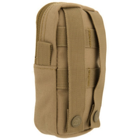 Lancer Tactical Small Enclosed M4 EMT Utility Pouch - TAN