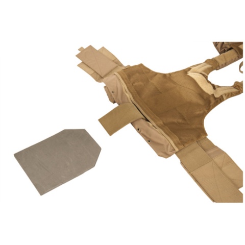 Lancer Tactical 600D Nylon Strike Tactical Vest (Coyote Brown)