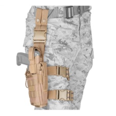 Lancer Tactical 600D Nylon Tornado Drop Leg Holster (Color: Coyote Brown)