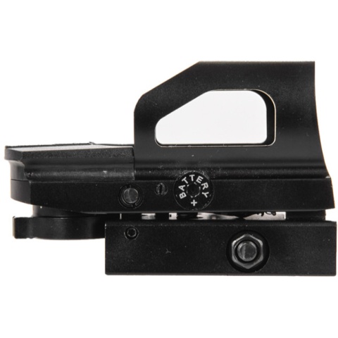 Lancer Tactical Multi Reticle Green and Red Dot Sight (Color: Black)