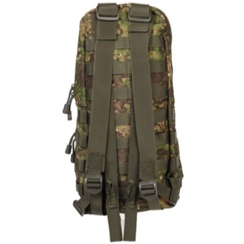Lancer Tactical 600D Nylon Airsoft Molle Hydration Backpack (Color: PC Green)