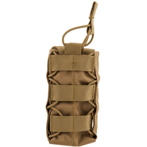 Lancer Tactical Airsoft Radio/Canteen Paracord Pouch - KHAKI