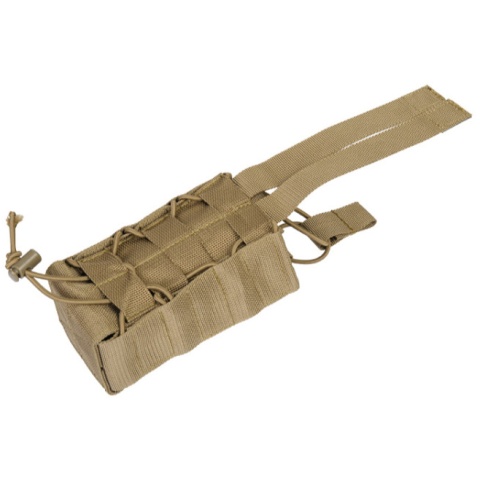 Lancer Tactical Airsoft Radio/Canteen Paracord Pouch - TAN