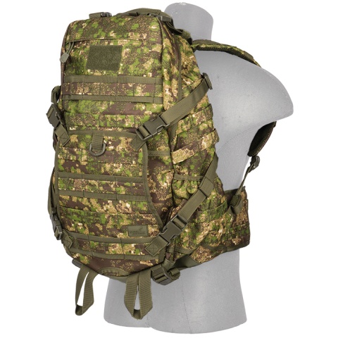 Lancer Tactical 600D Polyester Fast Pack EDC Backpack - PC GREEN
