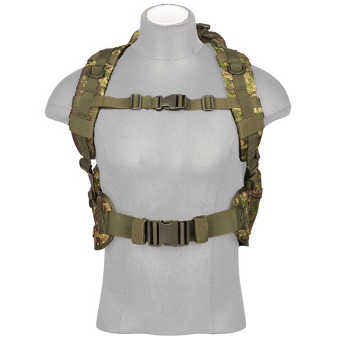 Lancer Tactical 600D Polyester Fast Pack EDC Backpack - PC GREEN