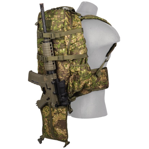 Lancer Tactical 600D Polyester Fast Pack EDC Backpack - PC GREEN