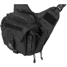 Lancer Tactical Airsoft Messenger Shoulder Bag - BLACK