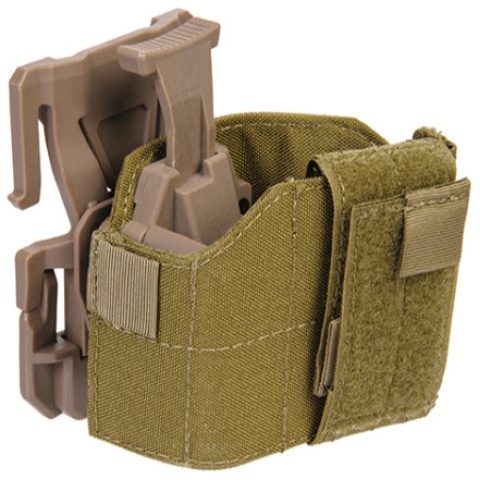 Lancer Tactical Airsoft Universal MOLLE Holster - TAN