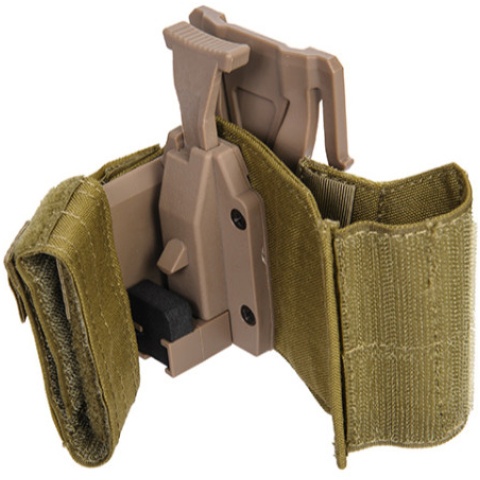 Lancer Tactical Airsoft Universal MOLLE Holster - TAN