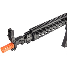 Lancer Tactical Metal M4 Modular RIS MOD2 Airsoft AEG Rifle -BLACK